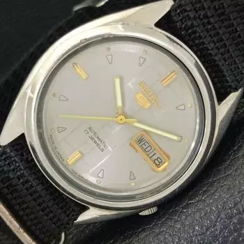 Б/У винтажные мужские часы SEIKO 5 AUTOMATIC 7009A из Японии с оригинальным циферблатом a435043-2 R122-a435043