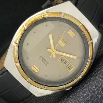 Б/У винтажные мужские часы SEIKO 5 AUTOMATIC 7009A из Японии с оригинальным циферблатом a435034-2 R122-a435034