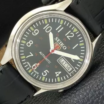 Б/У винтажные мужские часы SEIKO 5 AUTOMATIC 6309A из Японии с синим циферблатом a434973-2 R122-a434973