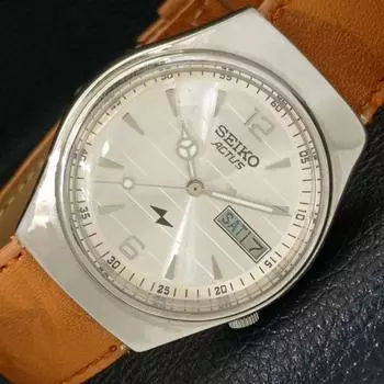 Б/У винтажные мужские часы SEIKO ACTUS AUTOMATIC 7009A из Японии с серебряным циферблатом a433827-2 R119-a433827