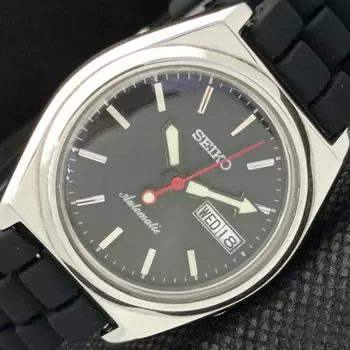 Б/У винтажные мужские часы SEIKO AUTOMATIC 7S26A из Японии D/D черного цвета 587f-a309603-2 SKU587f-a309603