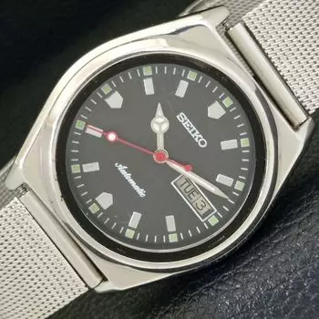 Б/У винтажные мужские часы SEIKO AUTOMATIC 7009A из Японии с черным циферблатом a433536-2 R117-a433536