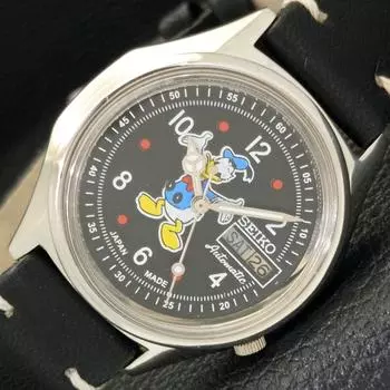 Б/У винтажные мужские часы SEIKO AUTOMATIC 7009A из Японии с рисунком черного цвета a433912-2 R119-a433912