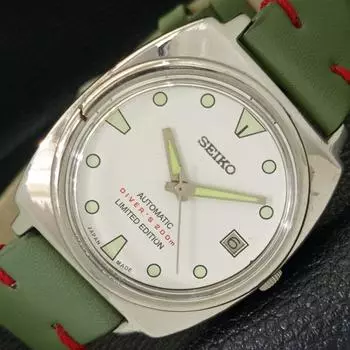 Б/У винтажные мужские часы SEIKO AUTOMATIC 7005A из Японии с белым циферблатом a434512-2 R121-a434512