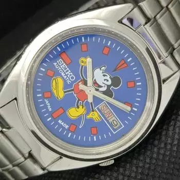 Б/у винтажные мужские часы SEIKO с рисунком на циферблате AUTO 7009A из Японии 597-a312918-9 SKU597-a312918