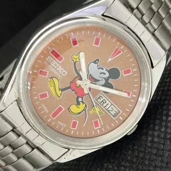 Б/у винтажные мужские часы SEIKO с рисунком на циферблате AUTO 6309A из Японии 608a-a315195-2 SKU608a-a315195