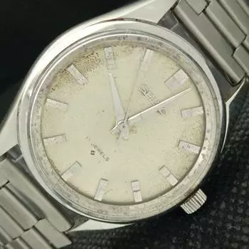 Б/У винтажные мужские часы SEIKO WINDING 66B из Японии с оригинальным циферблатом 621b-a413596-2 SKU621b-a413596