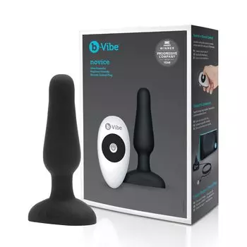 B Vibe NOVICE PLUG BLACK Новичок вилка черная