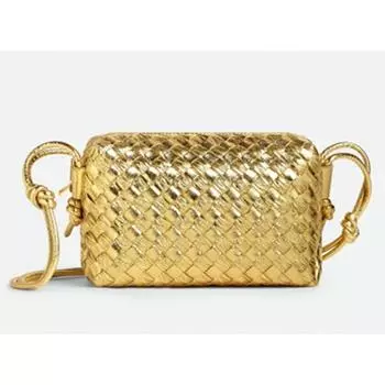 B Женская плетеная кожаная сумка через плечо квадратной формы ручной работы - 2024 Универсальная мини-сумка для телефона и почтальона 17*6*11CM