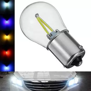BA15S 1156 12-28V светодиодный автомобильный сигнал обратного поворота стоп-сигнал лампы белый