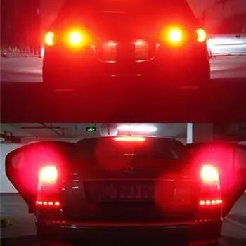 BA15S 1156 P21W 33-LED SMD 5730 Авто Яркая резервная лампа для автомобиля красный