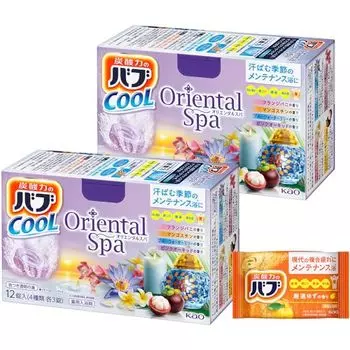 Bab cool oriental spa 12 tablets x 2 + bath salts [quasi-drug]
