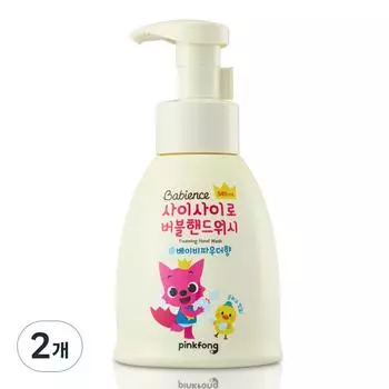 Babience Pinkfong Bubble Hand Wash Baby Powder Scent, 540 мл, 2 шт.