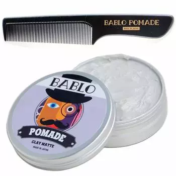 Bablo Помада Глина Матовый Воск Для Волос Кондиционер Для Волос На Водной Основе Жир Для Волос Расческа Набор Расчесок Для Мужчин