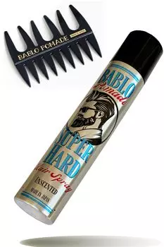 Bablo Pomade Hairspray Hard Hard Spray Grease Mesh Comb Set Unscented Men s