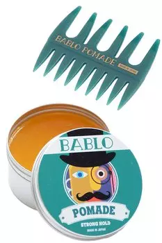 Bablo Pomade Stronghold Hair Wax Hair Conditioner Hair Grease Mesh Comb Set (зеленый)