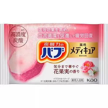 Babm Medicure Цветочный фруктовый ароматизатор 1 таблетка 1 таблетка Као