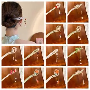 Бабочка Цветок Палочка Для Волос Кисточка Кролик Шпилька Классическая Прическа Инструмент Дизайна