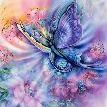 Бабочка цветы животное прибытие DIY кристалл полный круглый дрель алмазная живопись набор для вышивки крестом 30x30CM