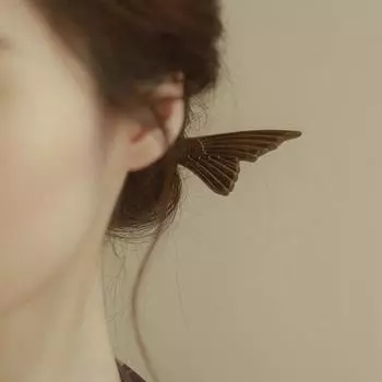 Бабочка деревянная палочка для волос деревянный головной убор ханьфу изысканная шпилька в китайском стиле для женщин style 10