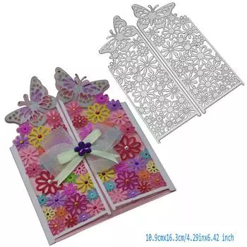 Бабочка дверная рама вырубные штампы металлический трафарет DIY скрапбукинг альбом бумажная открытка тиснение ремесло искусство ворота крышка