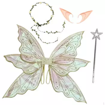 Бабочка Фея Крыло Косплей для вечеринок Принадлежности для ролевой игры Маскарад