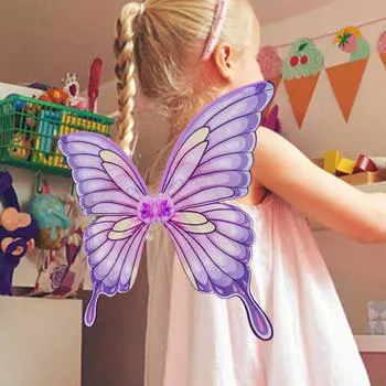 Бабочка Косплей Декоративные Девушки Милый Костюм Одевалки Для Фестивальной Ролевой Игры Пасхальная Вечеринка фиолетовый