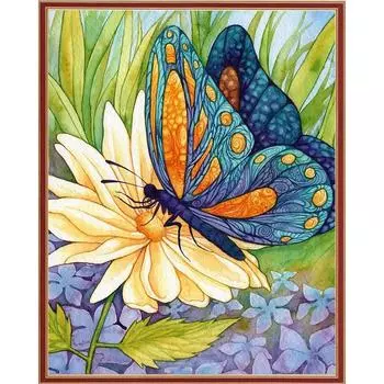 Бабочка мультфильм животное 5D DIY Алмазная картина полная стразы картина мозаика Алмазная вышивка крестиком Full Round 20X30CM
