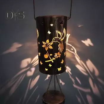 Бабочка Ветер Чимс Солнечный Свет Автоматическая Зарядка Водонепроницаемый Полый Дизайн Солнечные Фонарики Ветер Чимс Уличный Садовый Декор Dragonfly