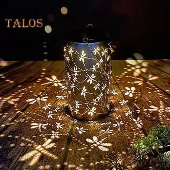 Бабочка Ветер Чимс Солнечный Свет Автоматическая Зарядка Водонепроницаемый Полый Дизайн Солнечные Фонарики Ветер Чимс Уличный Садовый Декор Butterfly