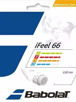 Babolat Badminton Gut String IFEEL66 200M IFEEL66 200M 243127 белый