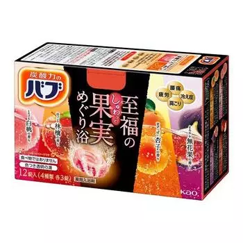 Babu Blissful Fruit Meguri Bath 12 таблеток
