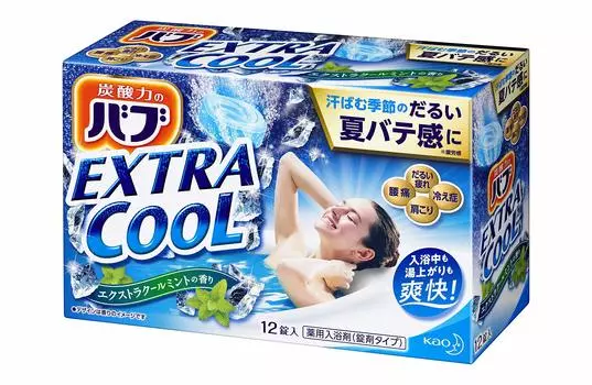 Babu Extra Cool Extra Cool Mint Scent 12 таблеток Газированная соль для ванн Лекарственное средство [квази-лекарство]