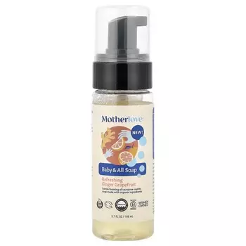 Baby & All Soap, Refreshing Ginger Grapefruit, 168 Ml (5.7 Fl Oz)