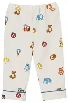 BABY Alphabet Pattern Long Pants PBCP231431 OWHT 80 [Gelato Pique]