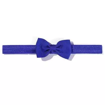 Baby Bows Head Band Elastic Ribbon Hair Band Lovely Headwear Solid Color Headband Babe Head Accessories