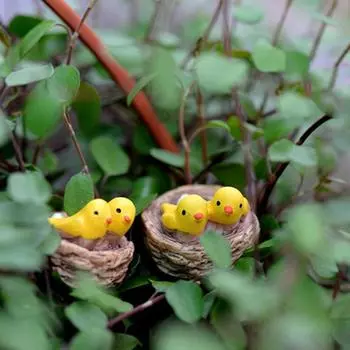 Baby Care кукла игрушка бонсай смола Садовые орнаменты фигурки миниатюрные орнаменты мини птичка пейзаж