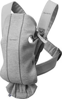 Baby Carrier Authenticity Baby Carrier MINI 3D Jersey Light Gray 021072 1 piece BabyBjrn [Japanese Guaranteed] (x 1)
