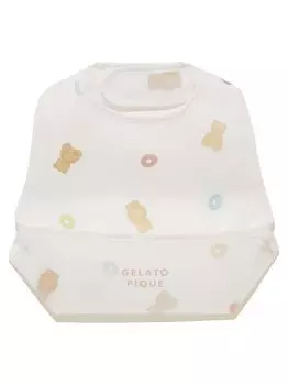 BABY Cereal Bear Pattern Meal Style PBGG244689 OWHT F [Gelato Pique]