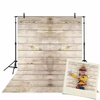 Baby Child Wood Grain Vinyl Photo Wooden Floor Backdrop Photoshoot Props Photography Background 5