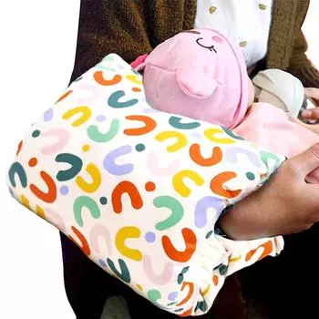 Baby Comfy Cradle Nursing Arm Pillow Breastfeeding Arm Pillow Cushion Baby Nursing Pillows Maternity Baby Breastfeeding Pillow синий