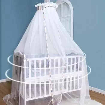 Baby Cradle Bed Mesh Mosquito Nets Foldable Summer Universal Baby Arched Mosquitos Nets Portable Crib Netting For Infant Toddler