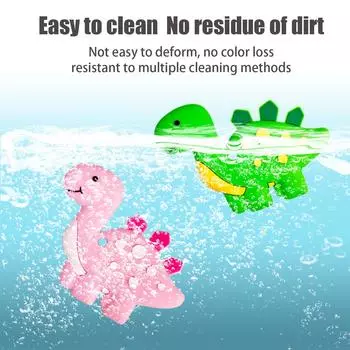 Baby Dinosaur Chewing Teether Food Grade Silicone Safe Chewing Teething Photography Accessories for Teething Babies Other розовый