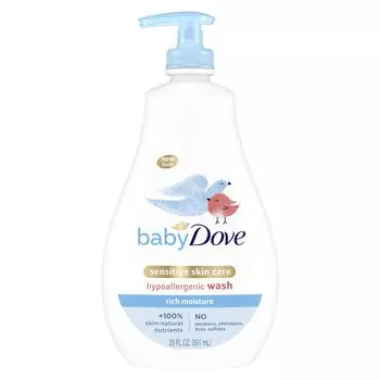 BABY DOVE PW Baby Dove Rich 20 Средство для мытья и увлажнения, унц.