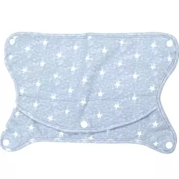 Baby drool drool one size fits neck newborn Free Bib [Nap Nap] carrier, cover, cover, all, 100% cotton, cover, neck, washable, drool, Fit! (Blue) синий