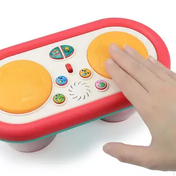 Baby Drum Toy with Lights and Sounds, Learning Toy, Sensory Activity Toys Musical Instrument for