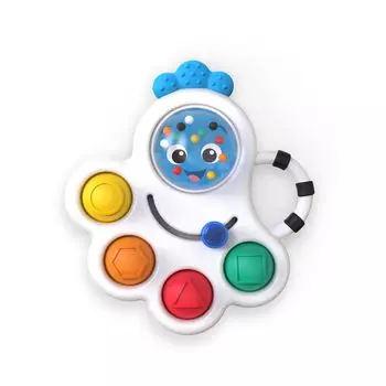 Baby Einstein Push Pop Octopus погремушка для прорезывания зубов образовательная 12684 [6 месяцев~]