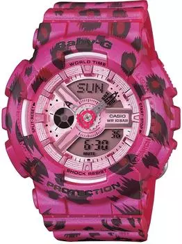 Baby Gee Leopard Series Розовый [Casio] BA-110LP-4AJF