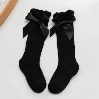 Baby Girl Socks Toddler Baby Bow Cotton Mesh Breathable Socks Newborn Infant Non-slip Baby Girls Socks 0-3 years cheap stuff 0 to 3 year