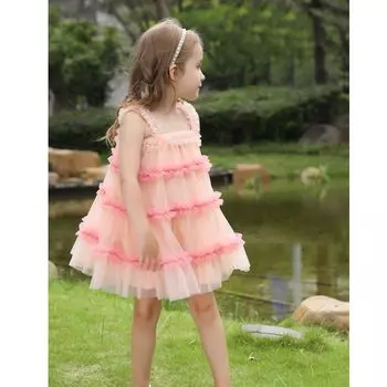Baby Hanging Tulle Tutu Baby Baby First Photo Present [Harunatsu] Dress, Girls, Skirt, Dress, Girls, Cute, Skirt, Clothes, Sleeveless, Clothes,